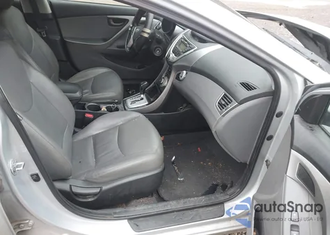 2012 Hyundai Elantra Limited z USA, uszkodzony, nr VIN 5NPDH4AE4CH149613